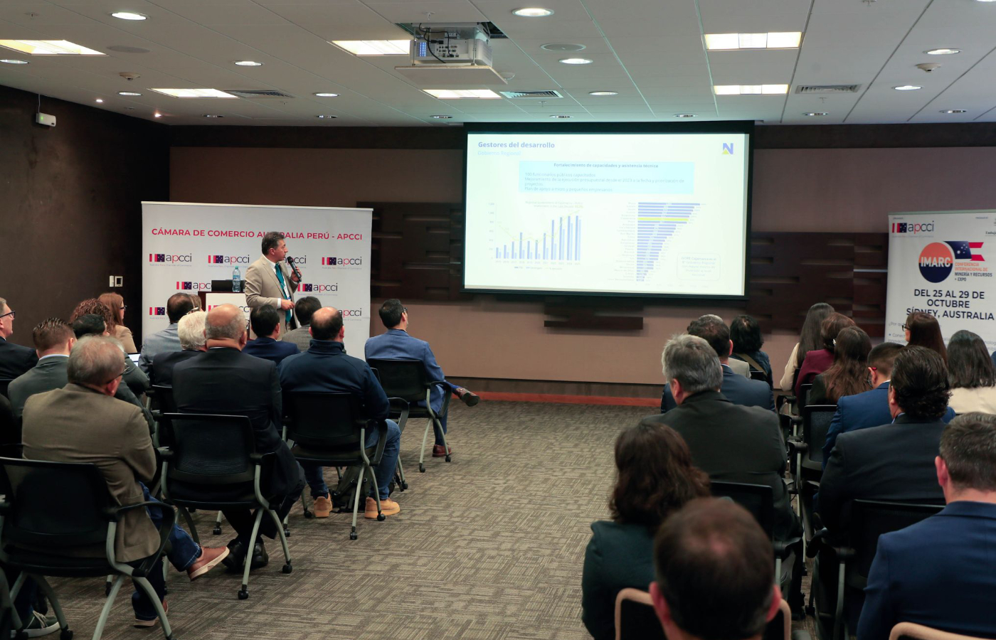 Yanacocha hizo el anuncio durante evento organizado por Cámara de Comercio Australia–Perú (APCCI).| Foto: APCCI